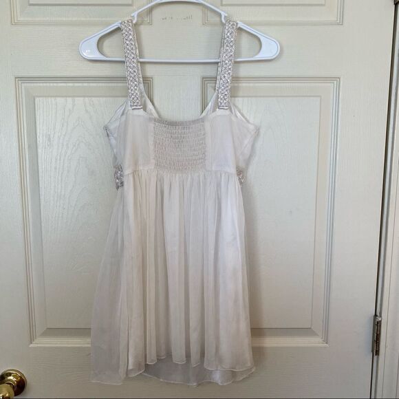 Dani Sexy Sheer Off White Top - Picture 7 of 8